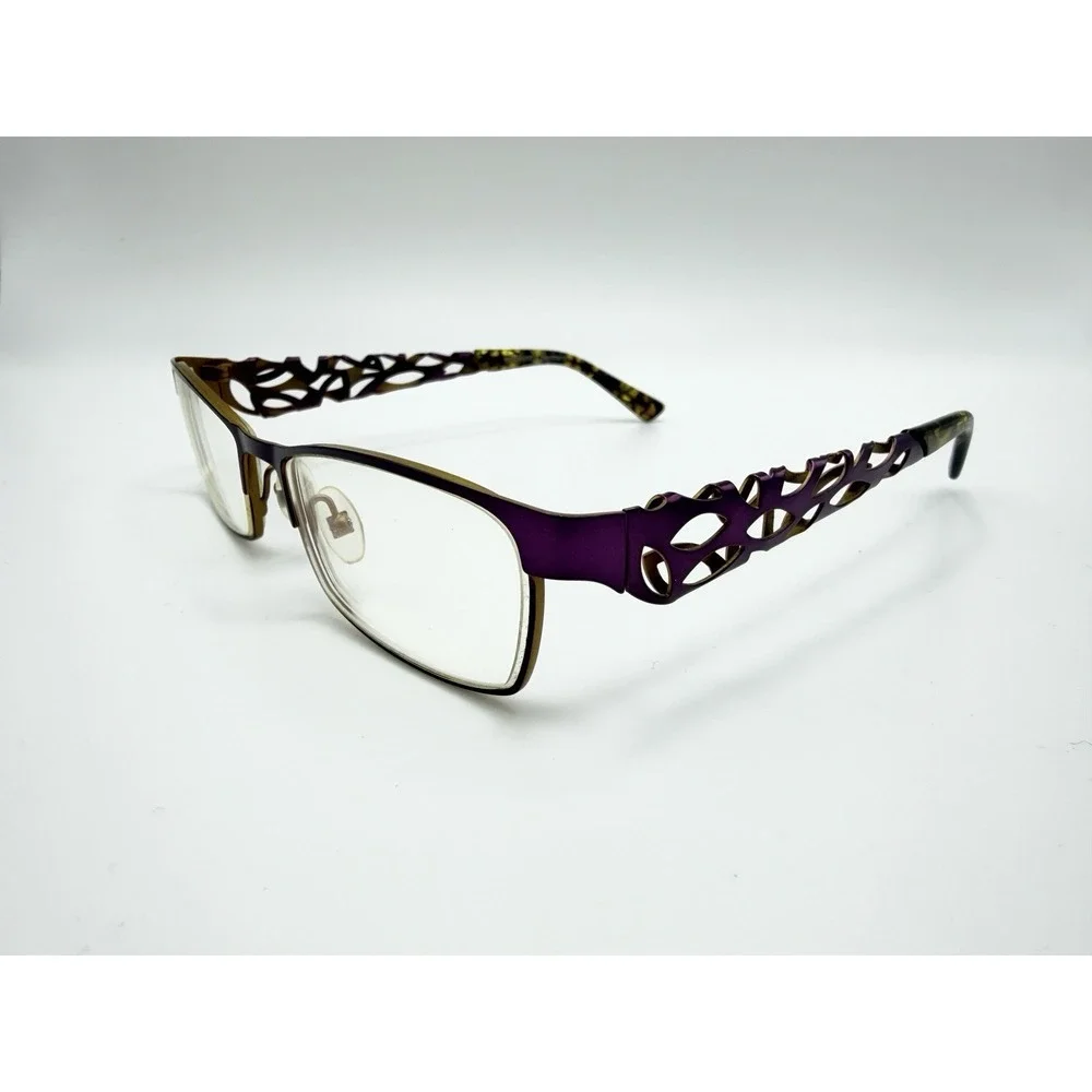 Prodesign Denmark 5140 C.3531 52-17-135 Purple  Eyeglasses Frame Only - Japan